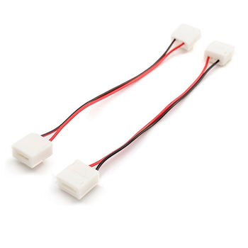 Комплект коннекторов Apeyron Electrics 09-14 (2 клипсы с проводами) для одноцветной светодиодной ленты 12В 10мм IP65 - Светильники - Cветодиодные ленты - . Магазин оборудования для автономного и резервного электропитания Ekosolar.ru в Выборге