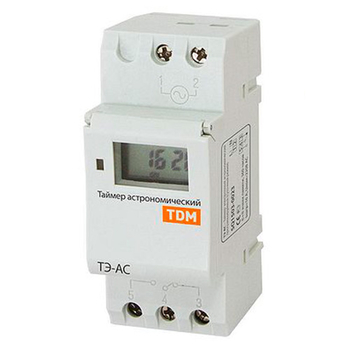 Таймер электронный астрономический ТЭ-АС 16А-DIN TDM SQ1503-0023 - Электрика, НВА - Реле, автоматизация и управление - Таймеры - . Магазин оборудования для автономного и резервного электропитания Ekosolar.ru в Выборге