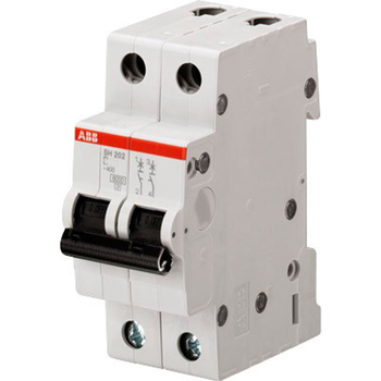 Автоматический выключатель ABB SH202L 2P 16А (С) 4,5kA - Электрика, НВА - Модульное оборудование - Автоматические выключатели - . Магазин оборудования для автономного и резервного электропитания Ekosolar.ru в Выборге