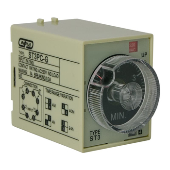Реле времени 220V ST3PC-G (4-24h) Энергия - Электрика, НВА - Реле, автоматизация и управление - Реле времени - . Магазин оборудования для автономного и резервного электропитания Ekosolar.ru в Выборге