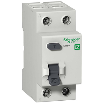 Дифференциальный выключатель Schneider Electric (УЗО) EASY 9 2P 25А 10мА AC 4,5 кА - Электрика, НВА - Модульное оборудование - Дифференциальные автоматы - . Магазин оборудования для автономного и резервного электропитания Ekosolar.ru в Выборге