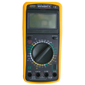 Мультиметр DT 9207 Энергия - Электрика, НВА - Измерительный инструмент - Мультимеры - . Магазин оборудования для автономного и резервного электропитания Ekosolar.ru в Выборге