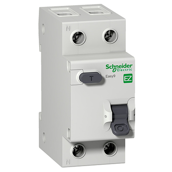 Дифференциальный автоматический выключатель Schneider Electric EASY 9 1P+N 32А 30мА C AC 4,5 кА - Электрика, НВА - Модульное оборудование - Дифференциальные автоматы - . Магазин оборудования для автономного и резервного электропитания Ekosolar.ru в Выборге