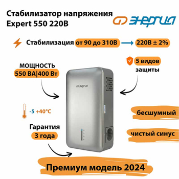 Инверторный cтабилизатор напряжения Энергия Expert 550 220В - Стабилизаторы напряжения - Инверторные - . Магазин оборудования для автономного и резервного электропитания Ekosolar.ru в Выборге