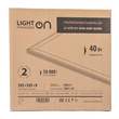 Панель ультратонкая светодиодная LightPhenomenON LT-UTP-02-IP40-40W-6500К 4E комплект с драйвером - Светильники - Для общественных зданий - . Магазин оборудования для автономного и резервного электропитания Ekosolar.ru в Выборге