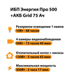 ИБП для котла Энергия Про 500 + Аккумулятор Grid 75 Ah 12 v (300Вт - 137мин) - ИБП и АКБ - ИБП для котлов - . Магазин оборудования для автономного и резервного электропитания Ekosolar.ru в Выборге
