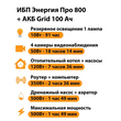 ИБП для котла Энергия Про 800 + Аккумулятор Grid 100 Ah 12 v (500Вт - 109мин) - ИБП и АКБ - ИБП для котлов - . Магазин оборудования для автономного и резервного электропитания Ekosolar.ru в Выборге